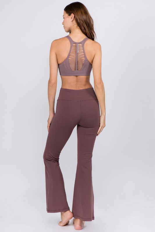 HIGH RISE FLARE YOGA PANTS