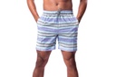 STRIPED SWIM TRUNKS