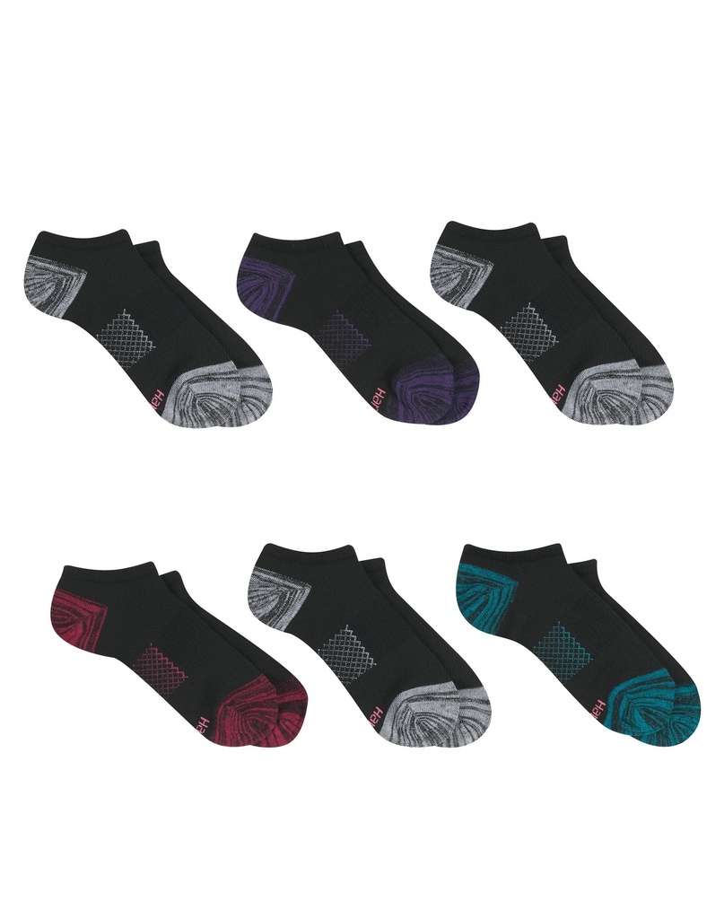 WOMEN'S 6PK LIGHTWEIGHT NO SHOW SOCKS