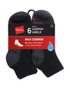 MEN'S 6PK CUSHION ANKLE SOCKS