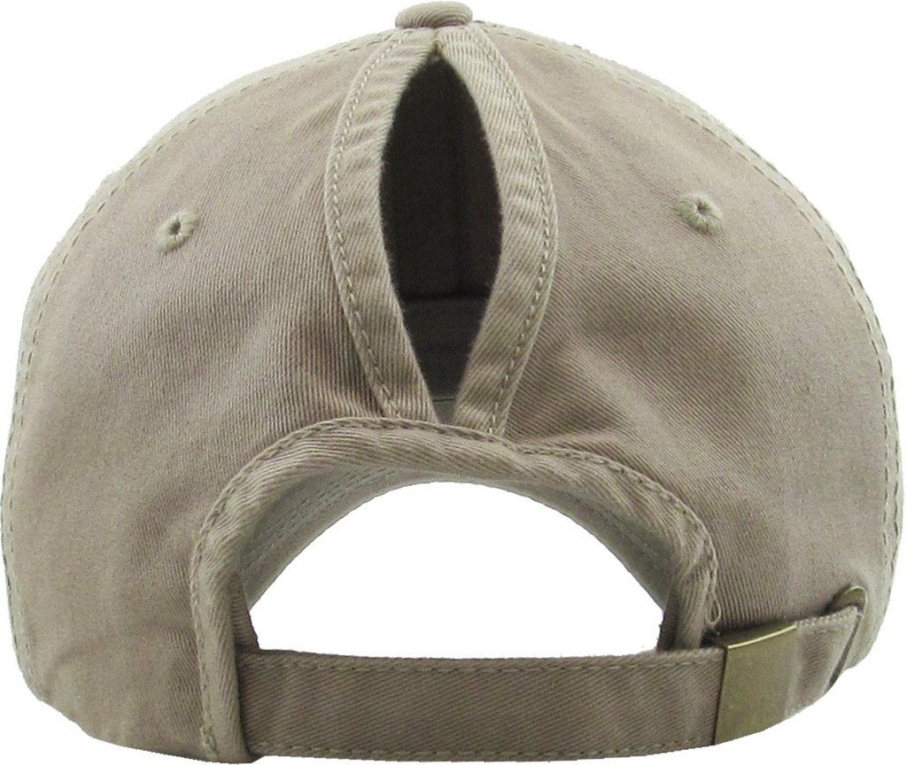 CLASSIC COTTON PONYTAIL BALLCAP