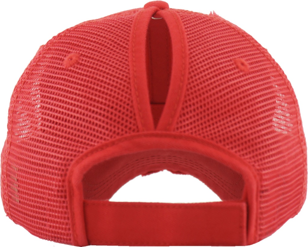 PONYTAIL MESH BACK CAP