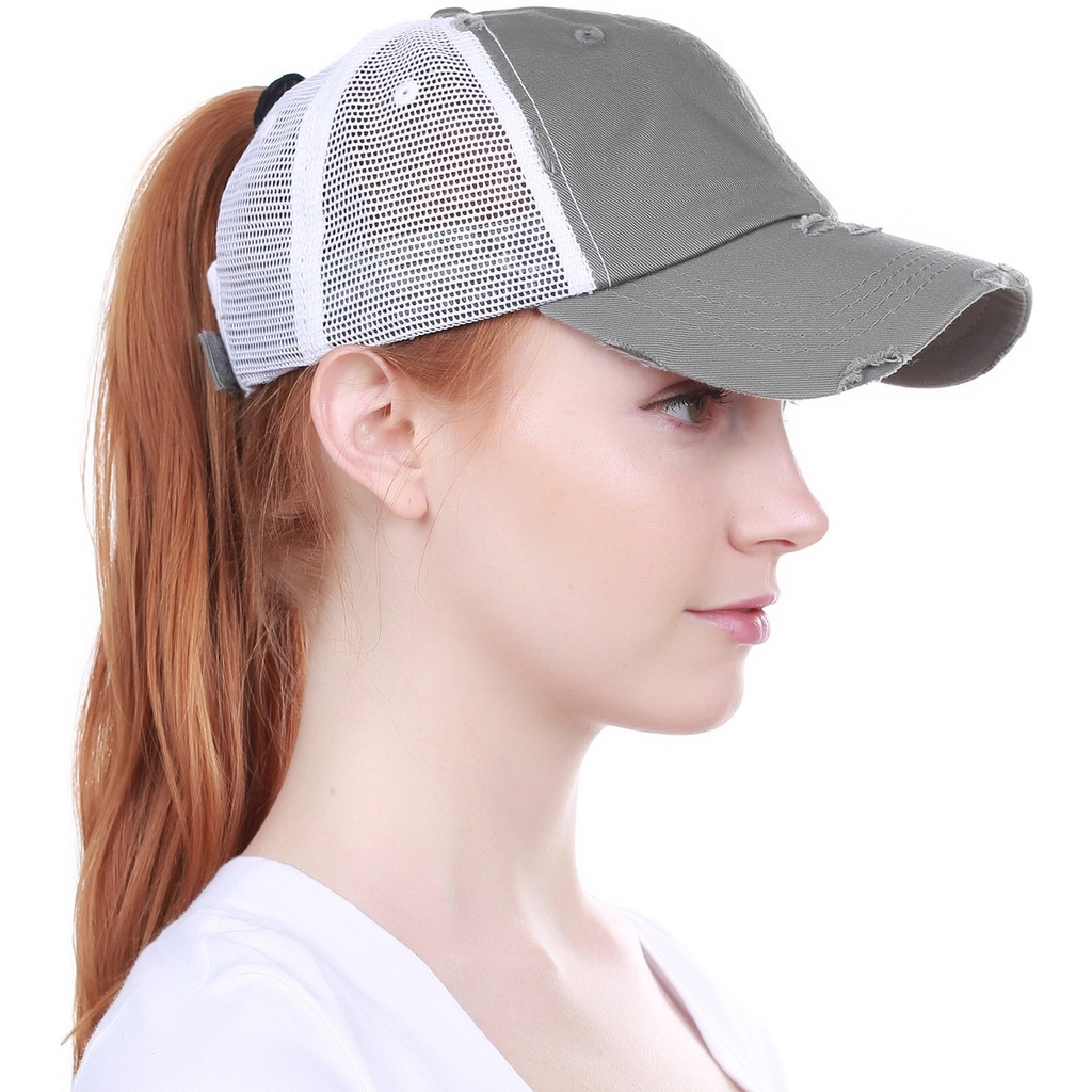 PONYTAIL MESH BACK CAP