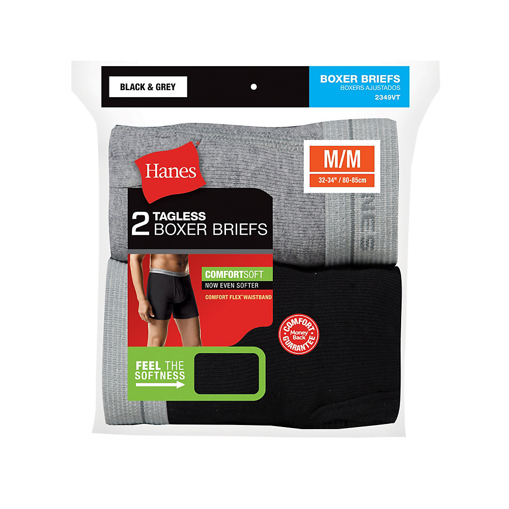 HANES 2PK BOXER BRIEFS