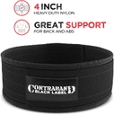 4 INCH NYLON WEIGHT LIFTING BELT