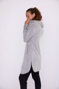 OPEN FRONT HOODED CARDIGAN