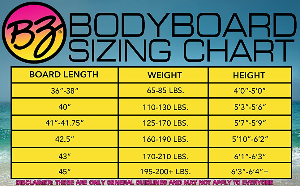 BZ BATFLY 41.5&quot; BODYBOARD