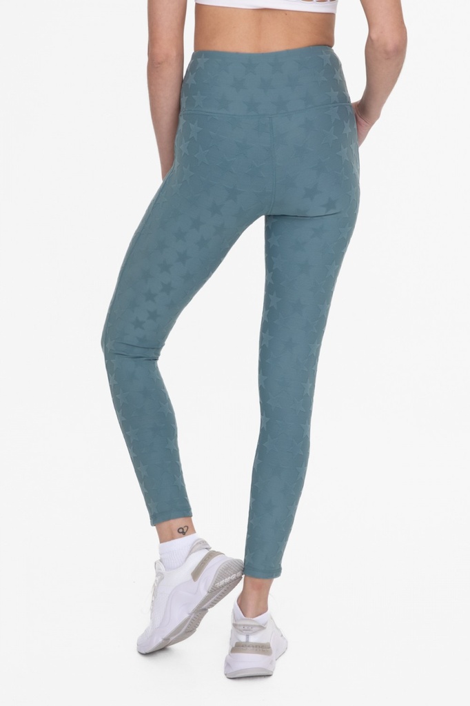 TEXTURED STAR HIGHWAIST LEGGINGS