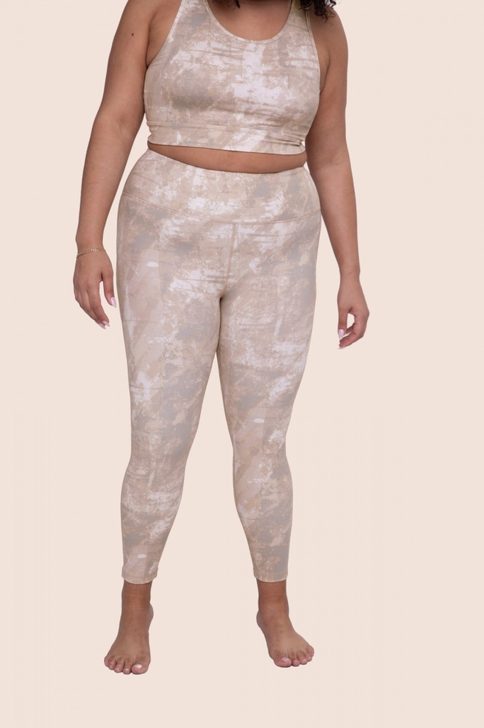 CONCRETE HIGH WAISTED LEGGINGS