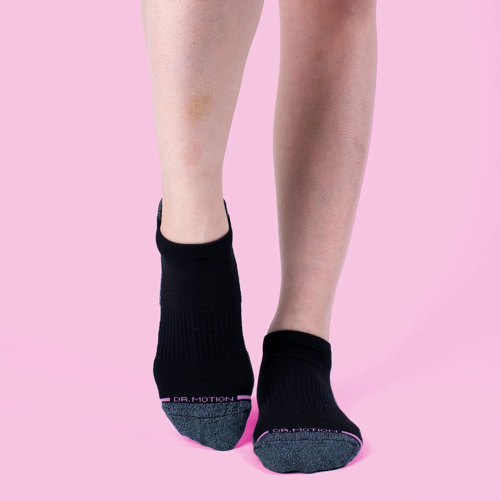 WOMEN'S SOLID HALF-CUSHION SOCKS