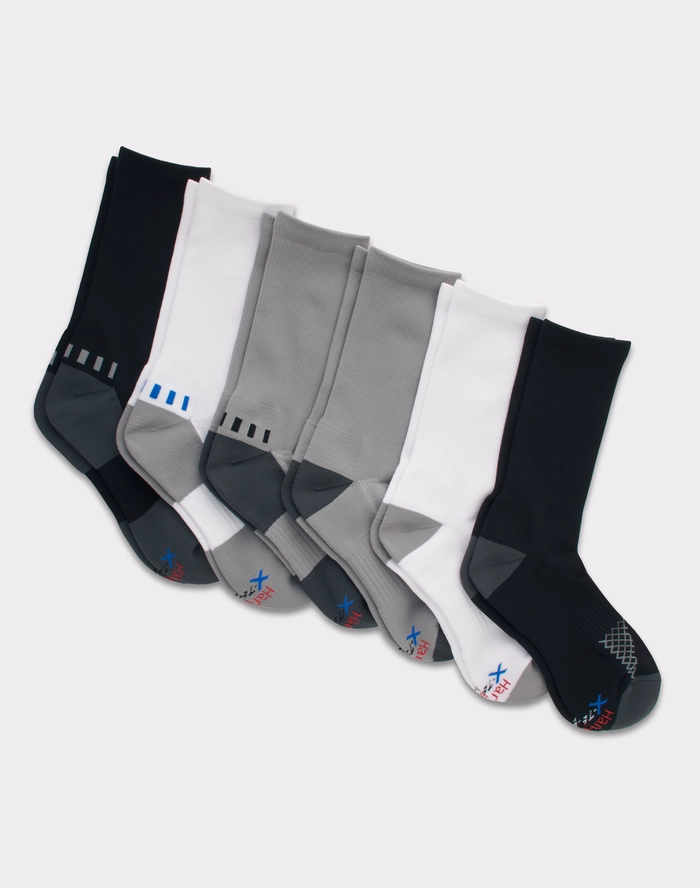 MEN'S 6PK PERFORMANCE CREW SOCKS