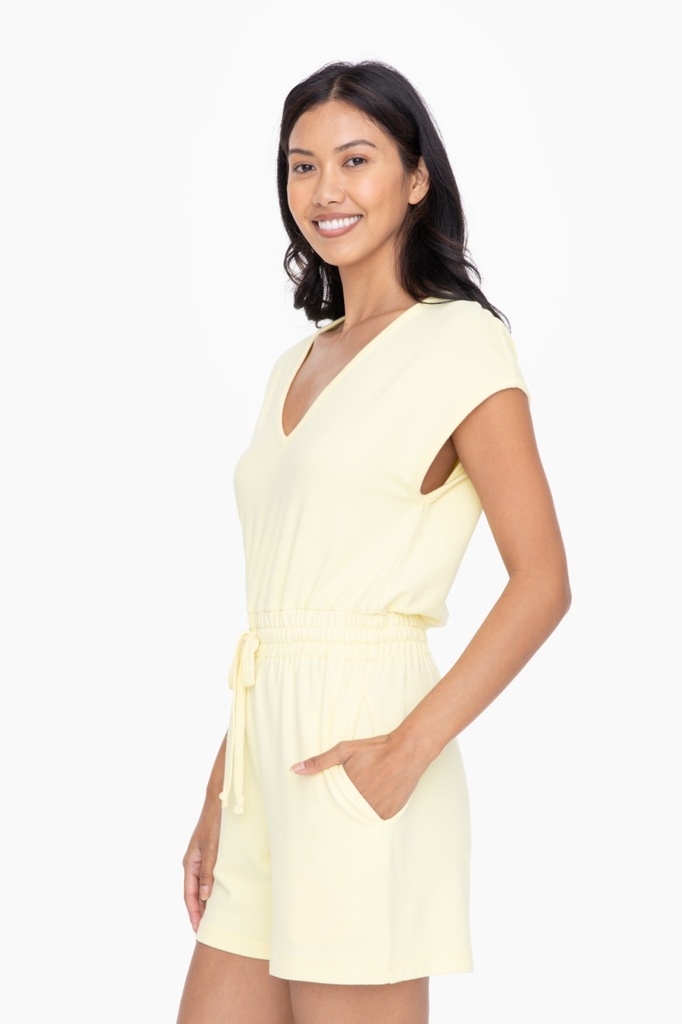 HACCI V-NECK ROMPER