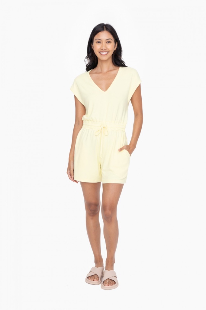 HACCI V-NECK ROMPER