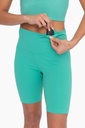 HIGH WAIST SOLID BERMUDA SHORTS