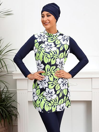 MODEST 3PC BURKINI SWIMWEAR