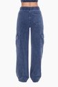 WIDE LEG COTTON CARGO PANTS