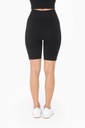 RIBBED SEAMLESS BIKER SHORTS