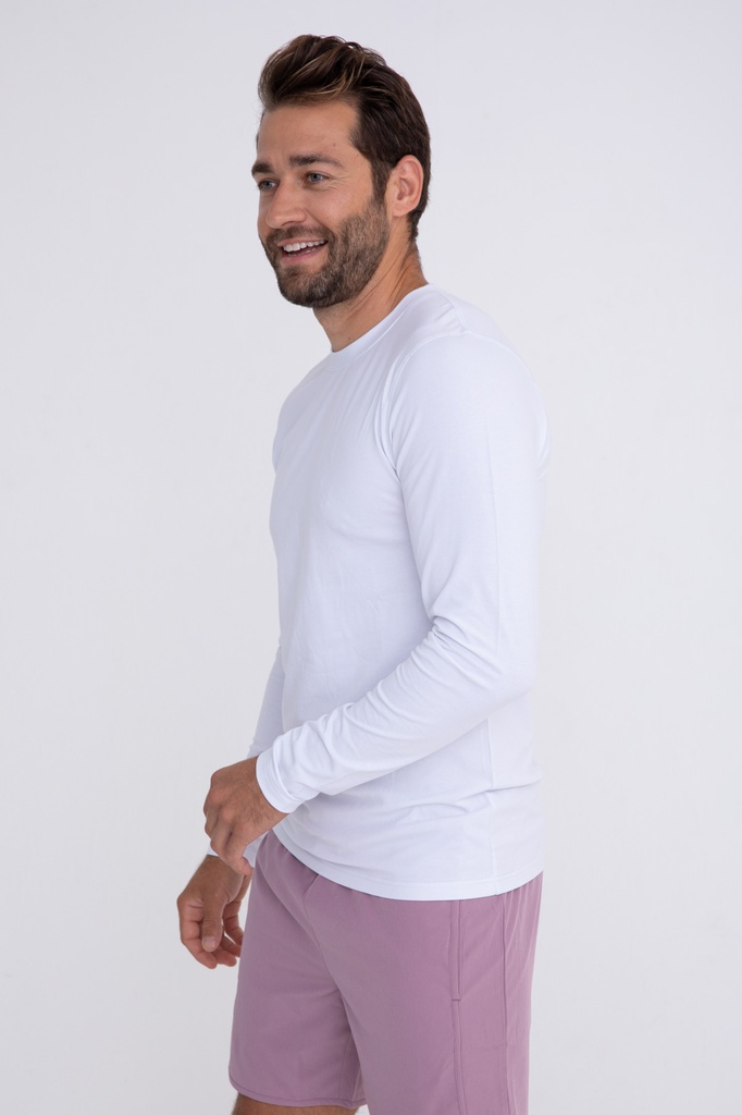 PIMA COTTON BLEND LONG SLEEVE