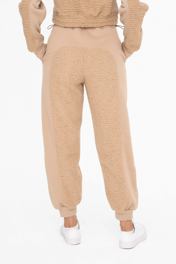 OVERSIZED SHERPA JOGGERS