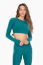 LONG SLEEVE TOP WITH TIE BACK