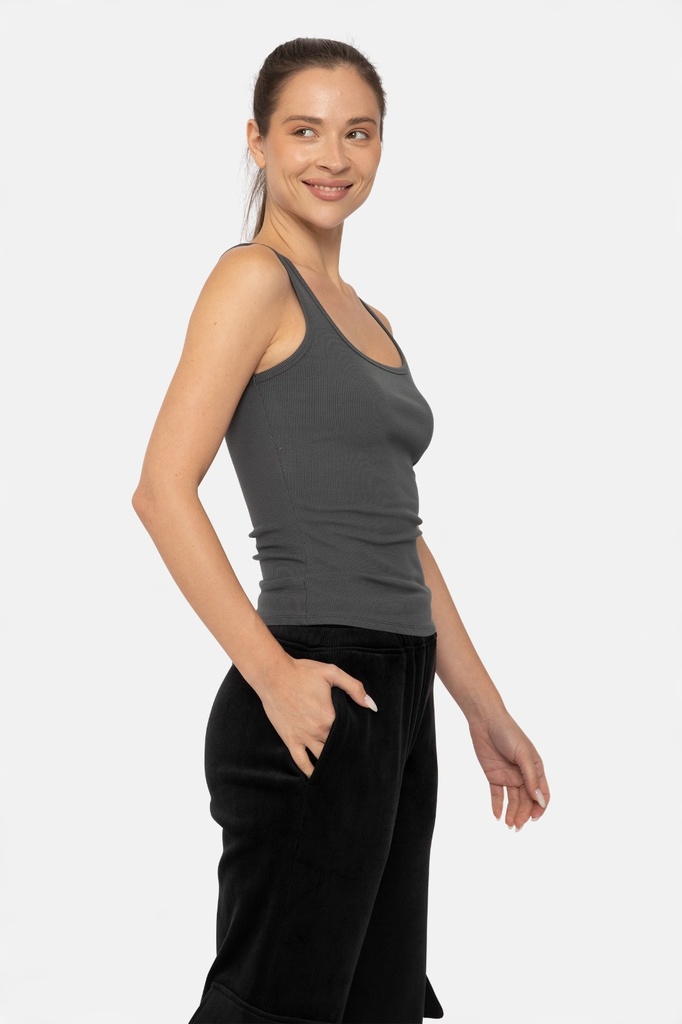 MICRO-RIBBED TANK TOP