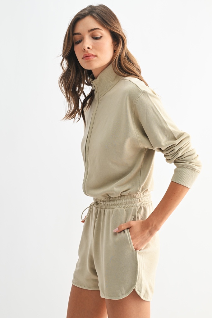 MOCKNECK ROMPER
