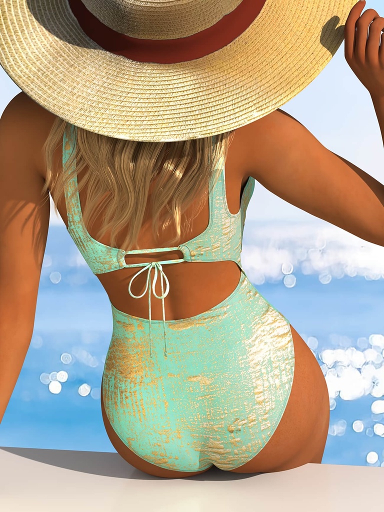 GOLD RUSH SWIMSUIT