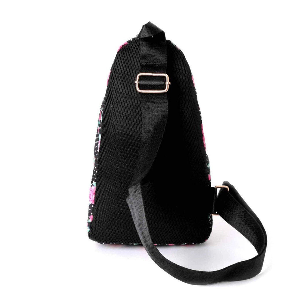 FLORAL CROSSBODY SLING BAG