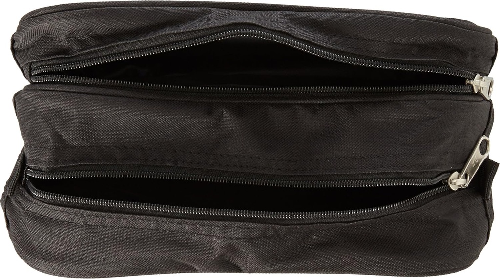 DUAL COMPARTMENT TOILETRY BAG