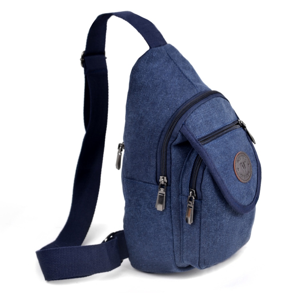 CANVAS CROSSBODY SLING BAG