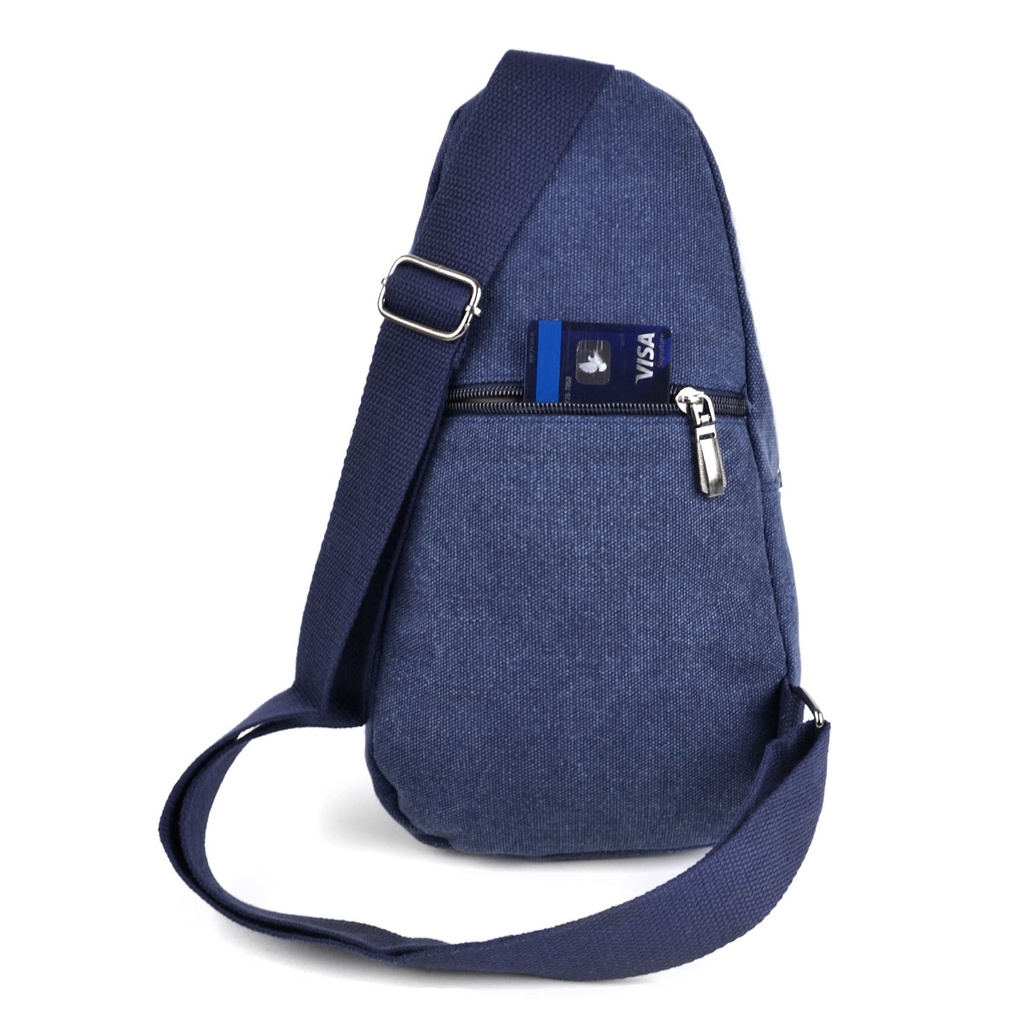 CANVAS CROSSBODY SLING BAG