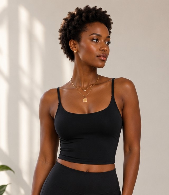 TWIST BACK CROP TOP