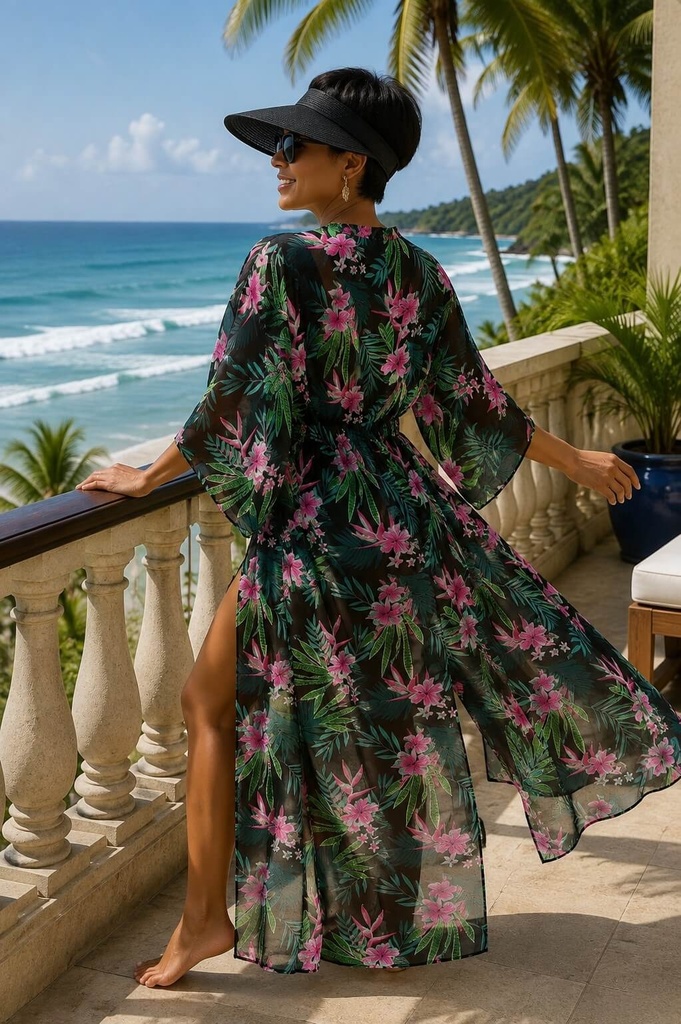 BATWING BEACH COVERUP