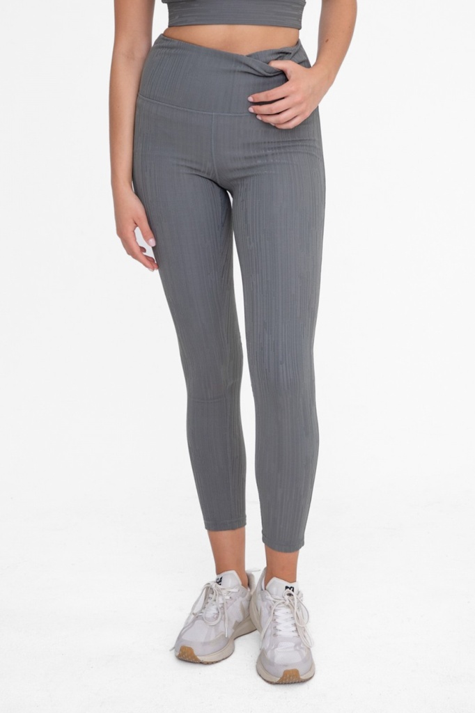 TEXTURED LINES LEGGINGS