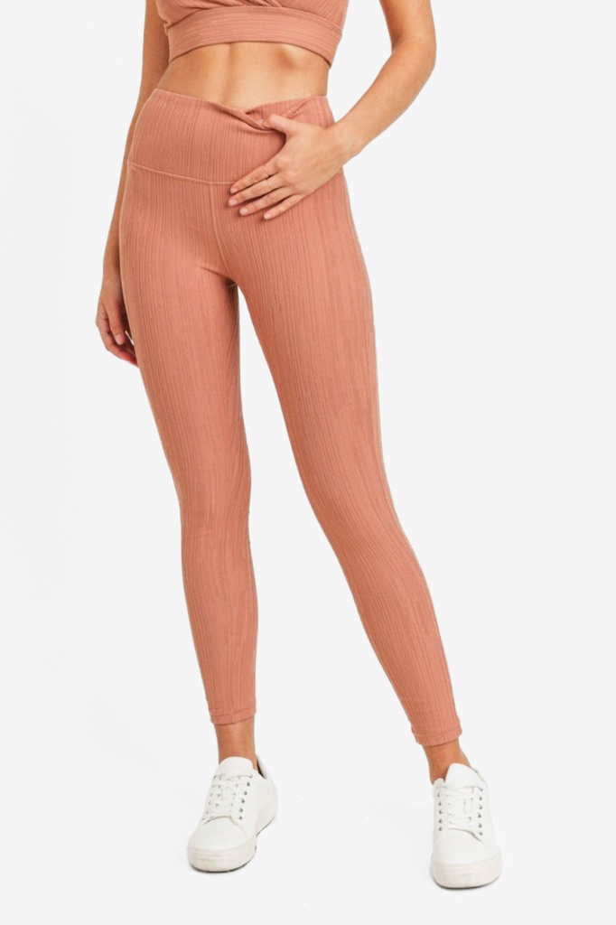 TEXTURED LINES LEGGINGS