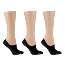 WOMEN'S SOLID LINER SOCKS - 3PK