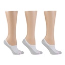 WOMEN'S SOLID LINER SOCKS - 3PK