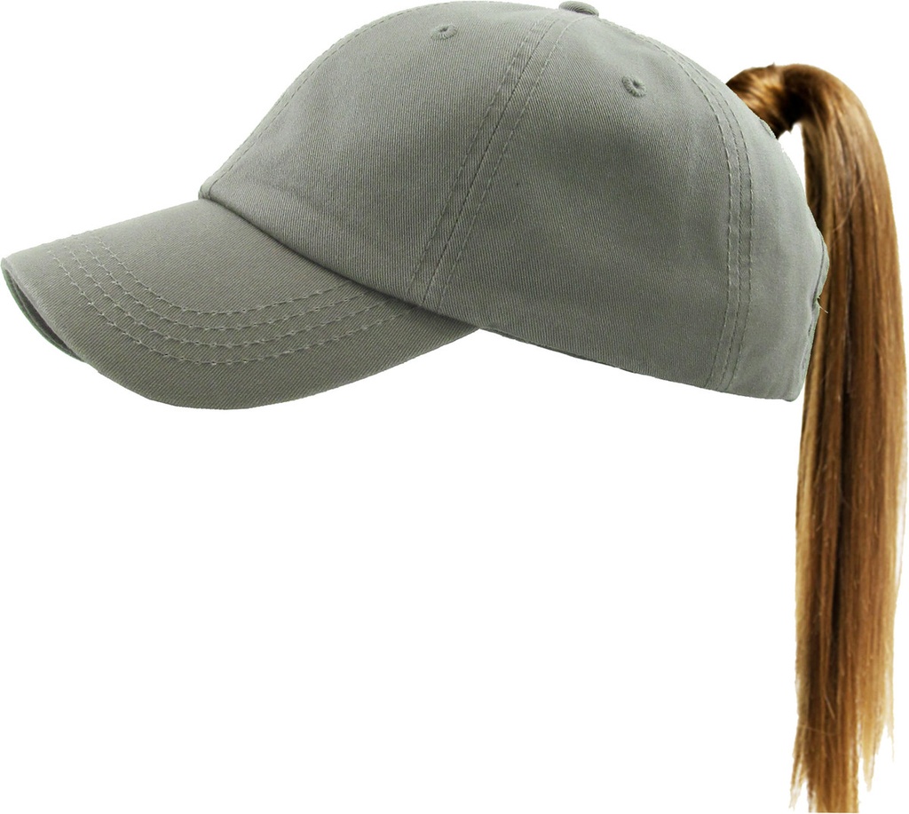 CLASSIC COTTON PONYTAIL BALLCAP