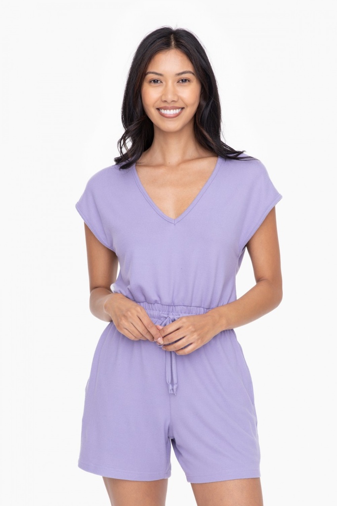 HACCI V-NECK ROMPER