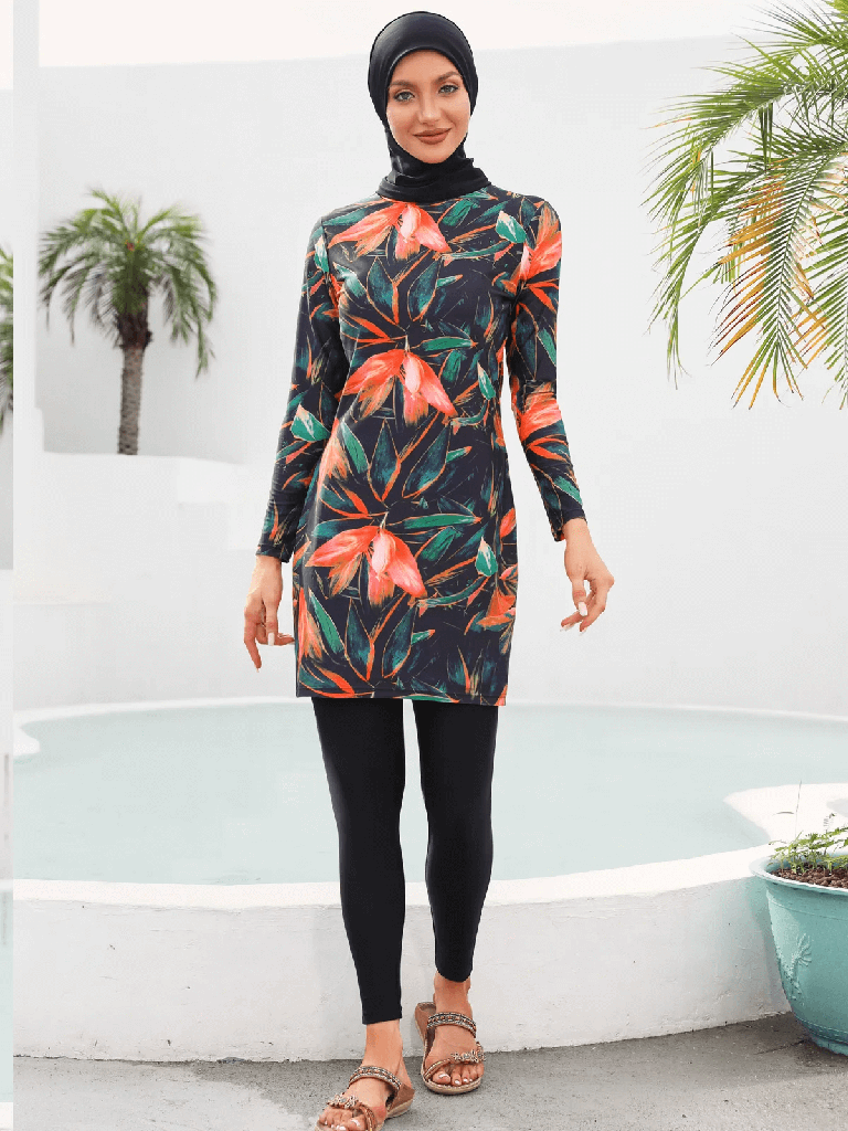 MODEST 3PC BURKINI SWIMWEAR