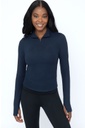 EVERYDAY HALF ZIP LONG SLEEVE TOP