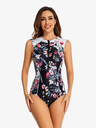 ZIPPER ONE PIECE SWIMSUIT