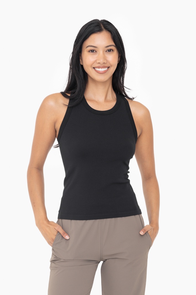 SEEMLESS RIBBED TANK TOP