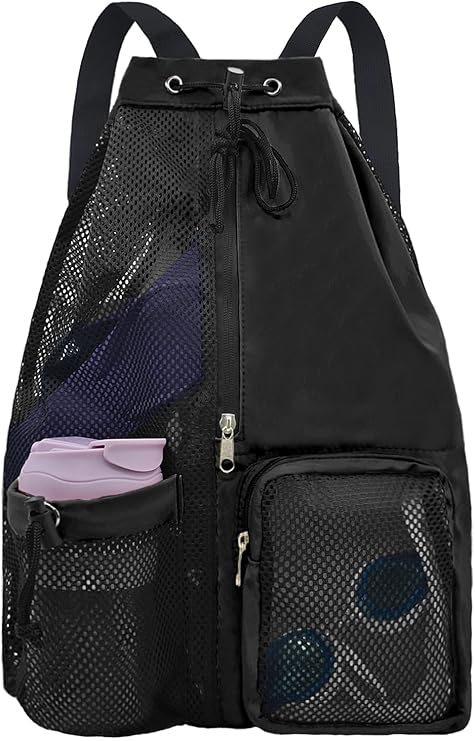 MESH DRAWSTRING BACKPACK