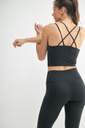 VENICE CLOUD CRISS-CROSS WORKOUT BRA