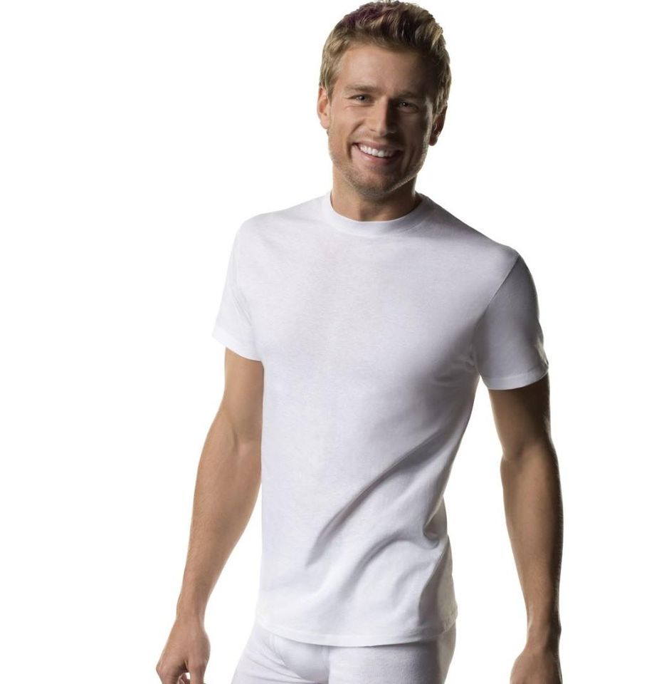 HANES 5PK TAGLESS TEES