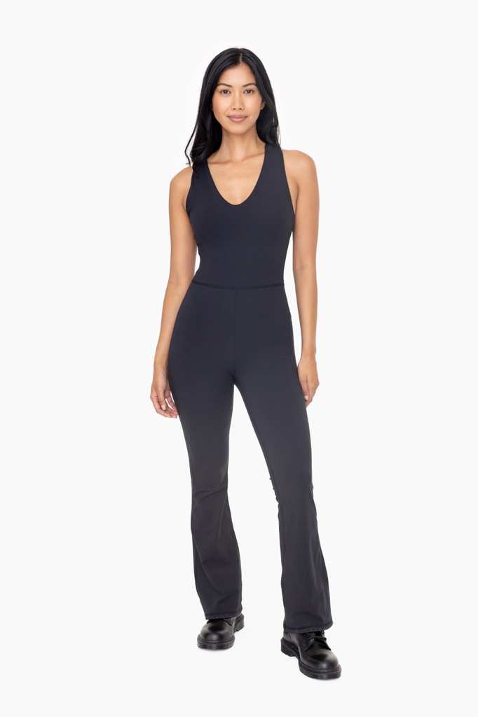 CROSS KNOT FLARED JUMPSUIT
