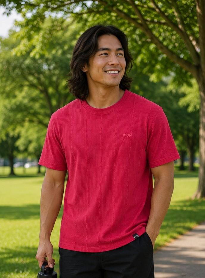RIBBED TEE