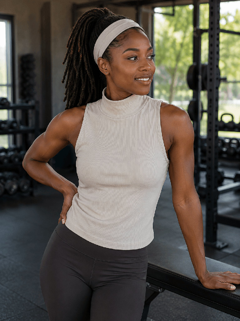 COWL CROP TOP