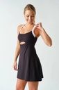 SCULPTED CUTOUT ACTIVE DRESS